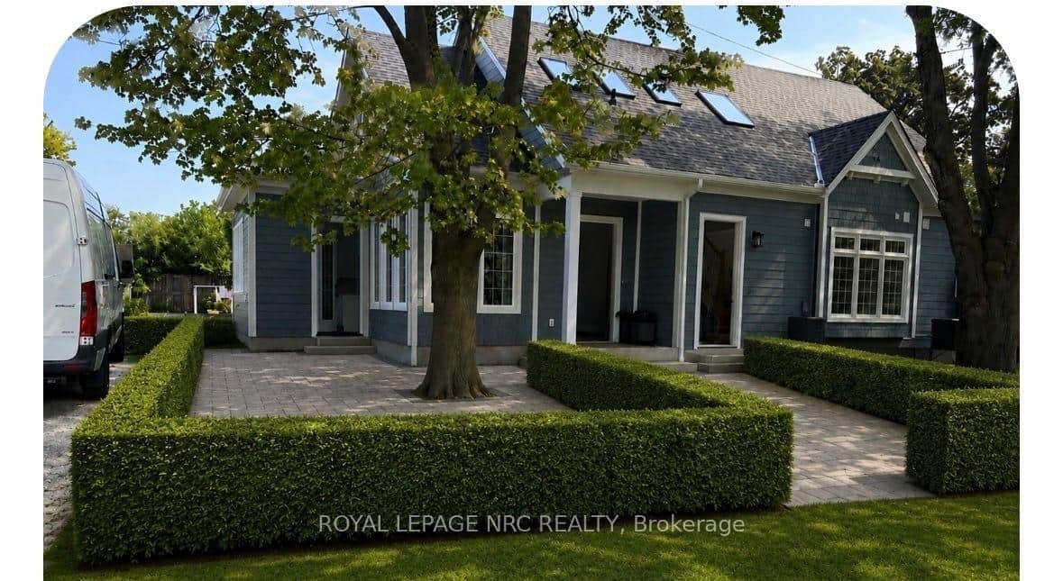 Exterior of the home facing River Beach St.