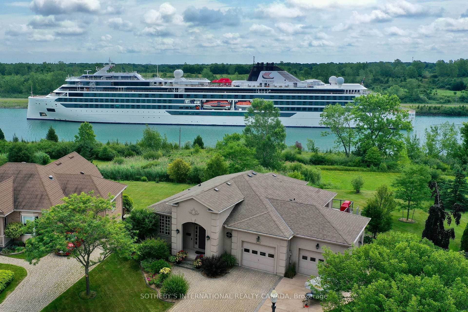 Cruise Ship on the Welland Canal