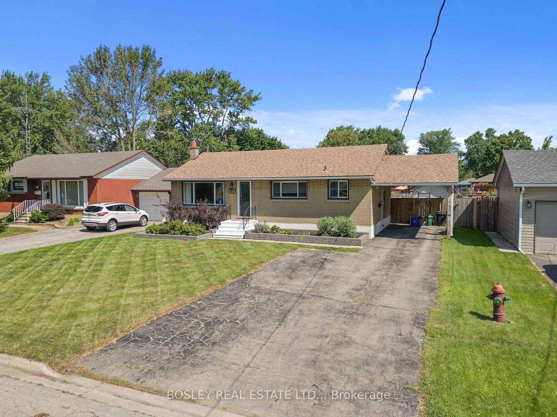 Double wide driveway