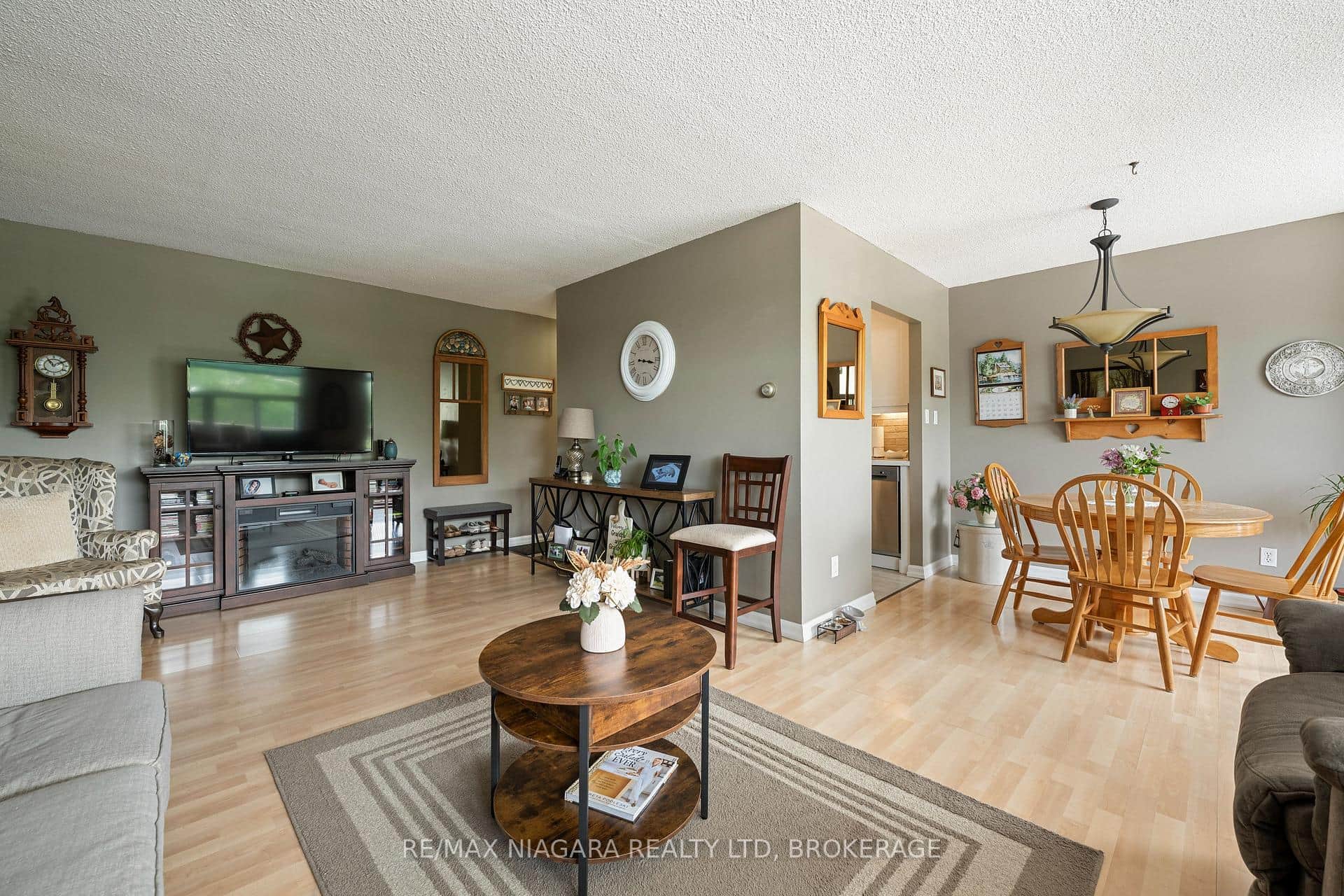 Bright, spacious open living area