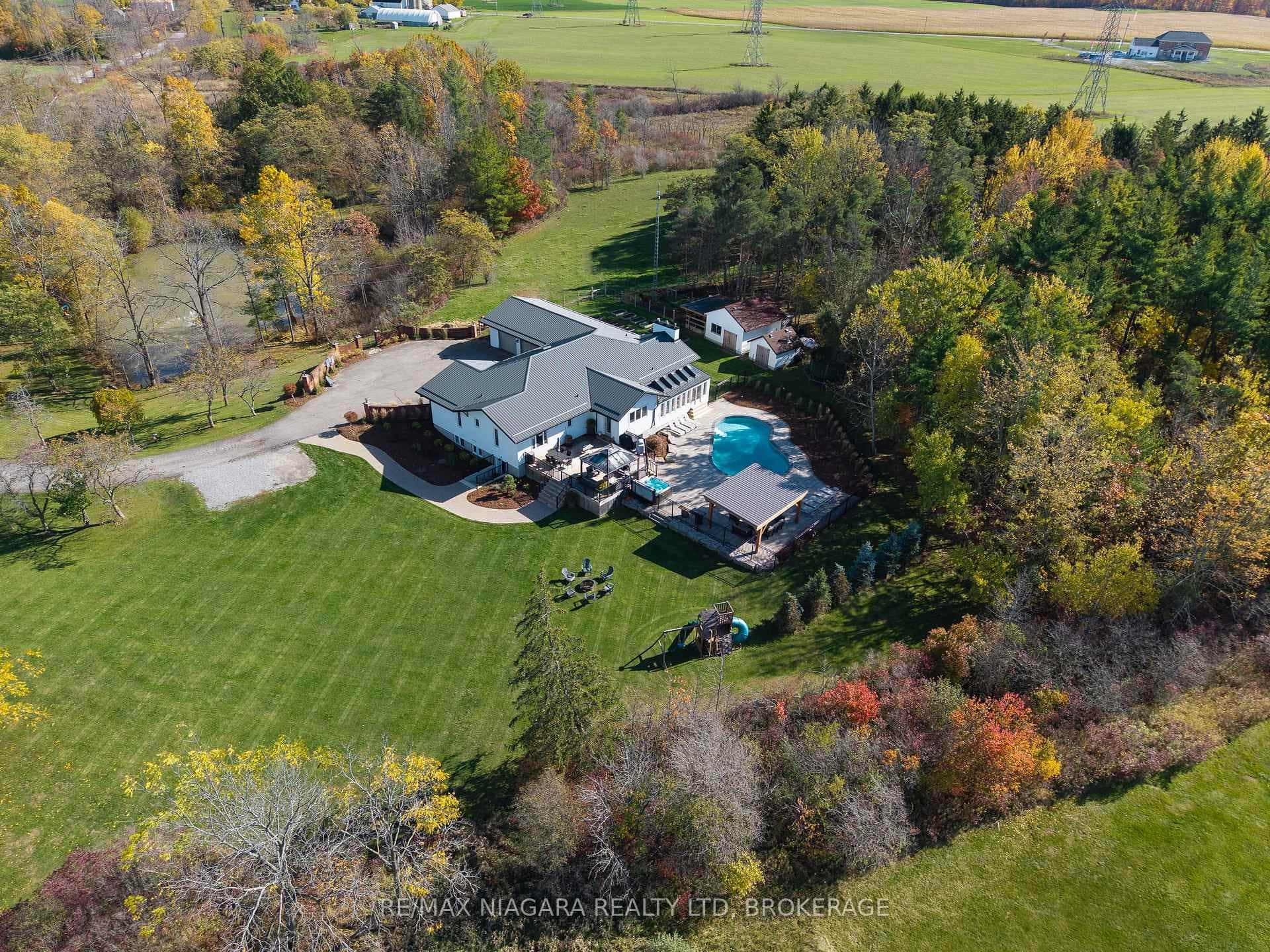 Gorgeous 8 + acres with over 3300 sf on main level