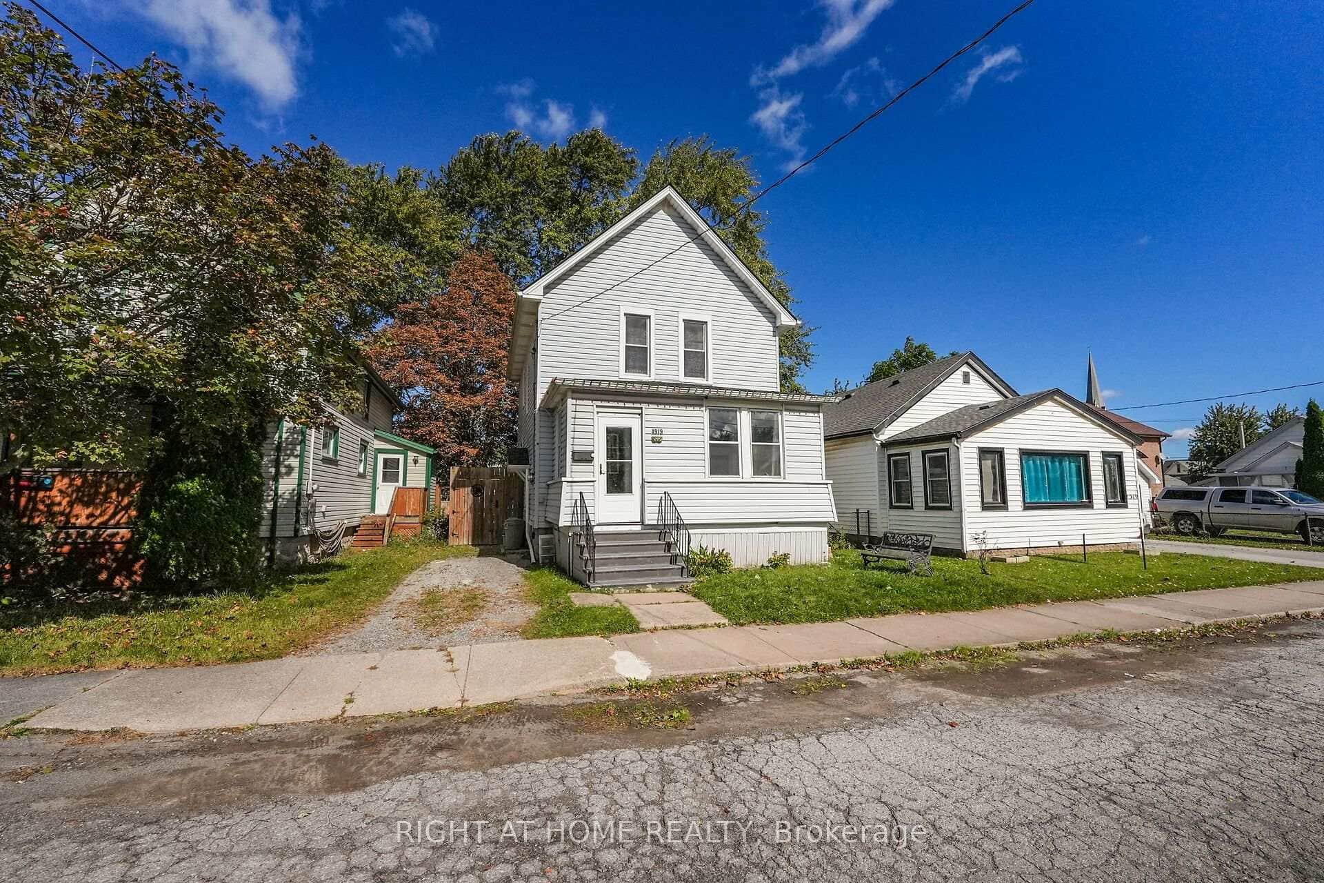 Front exterior with covered front porch