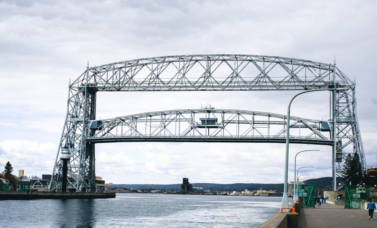 Port Colborne lift bridge in Niagara Region