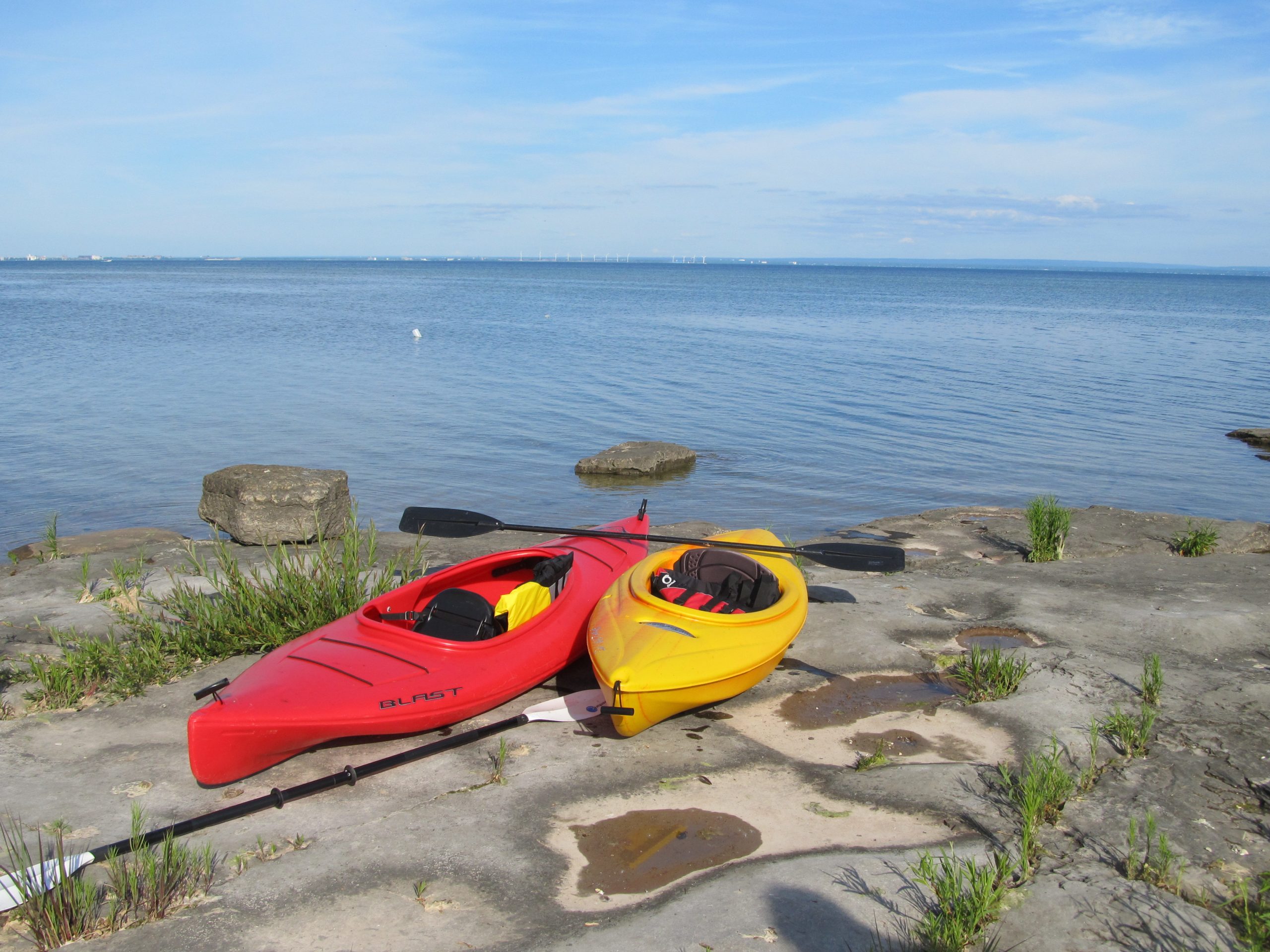 Fort Erie recreational canoeing on Lake Erie