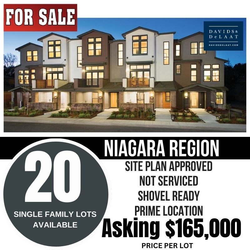 20 town homes lots